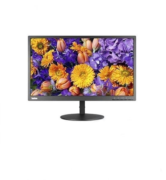 图片 联想（Lenovo） ThinkVision TE24-10 23.8英寸液晶显示器 DP/HDMI/VGA接口 1920X1080 IPS面板 16:9 三年保修 (黑色)