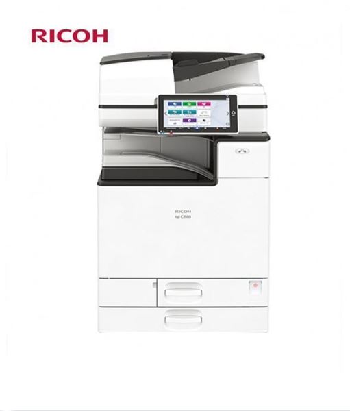 图片 理光（Ricoh）彩色数码复合机 IM C3500标配 主机/双面送稿器/双纸盒/工作台