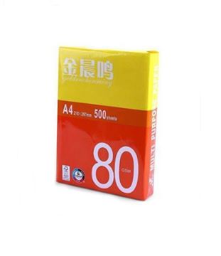 图片 金晨鸣 A4 80g 复印纸 500张/包 5包/箱 整箱价