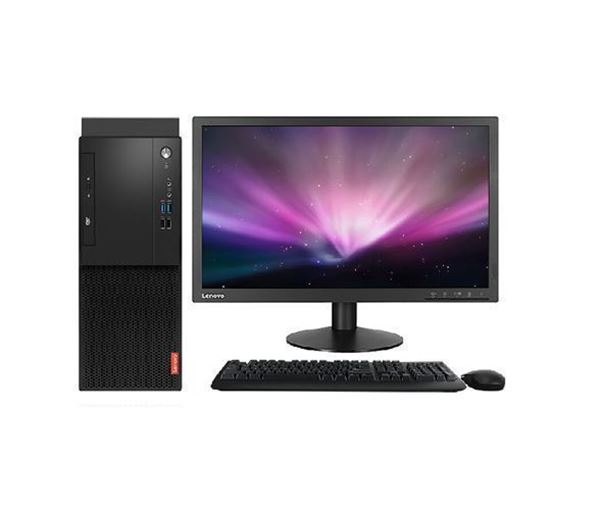 图片 联想（lenovo） 启天M520-D277 AMD Ryzen 5 AMD Ryzen5 2400G 4GB 1000GB 中兴新支点V3 19.5寸 三年有限上门保修